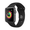 Apple Series 3 38mm (MTF02) Space Grey Aluminum Case with Black Sport Band costel.md