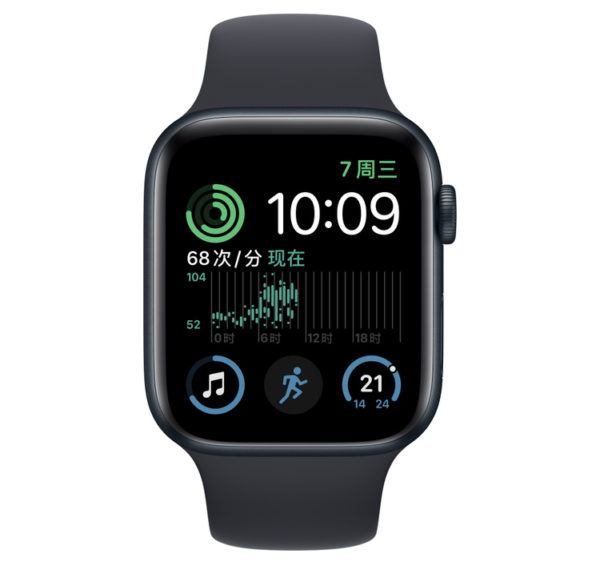 Apple Watch SE (2022) 40mm GPS (MNJT3) Midnight Aluminium Sport Band-Midnight costel.md