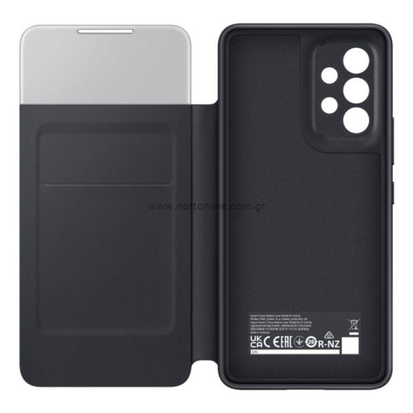 Smart S View Wallet Cover for Galaxy A53 (EF-EA536PBEGUS) Black 1costel.md