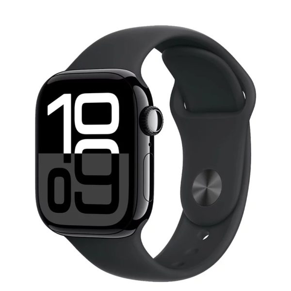 Apple Watch 10 (2024) 46mm GPS (MWWP3) Jet Black Aluminium Case with Black Sport Band 1costel.md
