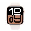 Apple Watch 10 (2024) 46mm GPS (MWWU3) Rose Gold Aluminium Case with Light Blush Sport Band M/L