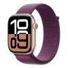 Apple Watch 10 (2024) 46mm GPS (MWWV3) Rose Gold Aluminium Case with Plum Sport Loop 1costel.md