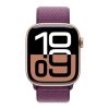 Apple Watch 10 (2024) 46mm GPS (MWWV3) Rose Gold Aluminium Case with Plum Sport Loop