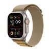 Apple Watch Ultra 2 (2024) 49mm GPS+Cellular (MX4E3) Natural Titanium Case with Tan Alpine Loop 1costel.md