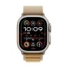 Apple Watch Ultra 2 (2024) 49mm GPS+Cellular (MX4E3) Natural Titanium Case with Tan Alpine Loop – Small