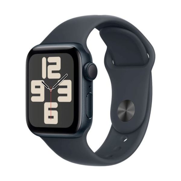 Apple Watch SE (2024) 40mm GPS+Cellular (MXGD3) Midnight Aluminium Case, Midnight Sport Band 1costel.md
