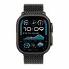 Apple Watch Ultra 2 (2024) 49mm GPS+Cellular (MX5U3) Black Titanium Case with Black Titanium Milanese Loop – Medium